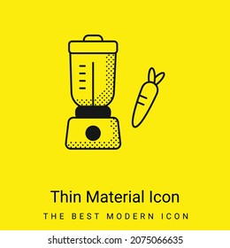 Blender minimal bright yellow material icon