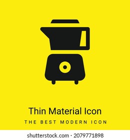 Blender minimal bright yellow material icon