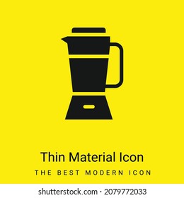 Blender minimal bright yellow material icon