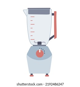 Mezclador de ampollas de diseño plano vectorial aislado