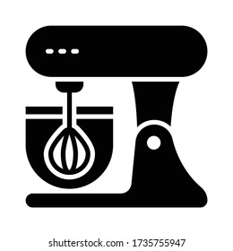 blender mixer icon cooking kitchen utensil vector