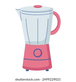 blender, mixer illustration, tool for kitchen, cooking device, equipment for food or drink making, electric, smoothie, cocktail maker, vector design