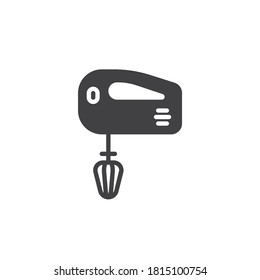 Blender, mixer vector icon. filled flat sign for mobile concept and web design. Hand mixer glyph icon. Symbol, logo illustration. Vector graphics