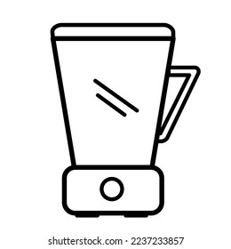 ícono vectorial mezclador o mezclador aislado en fondo blanco, ilustración vecor, vajilla, vajilla de cocina