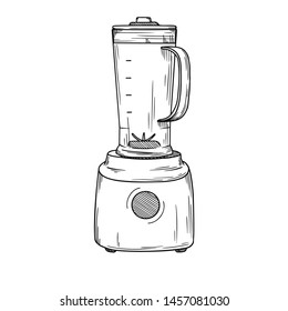 Blender on a white background. Vector illustration in sketch style.