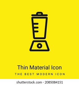 Blender Outline Minimal Bright Yellow Material Icon