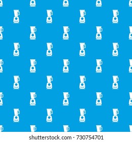 Blender pattern repeat seamless in blue color for any design. Vector geometric illustration