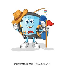 the blender scout vector. cartoon character