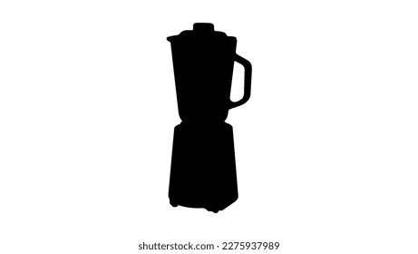 Blender silhouette, high quality vector
