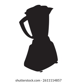 Blender silhouette on white background. Blender icon sign illustration design