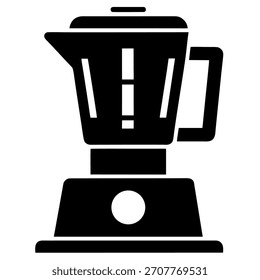 blender silhouette vector icon on  