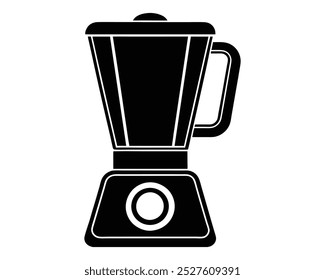 blender silhouette vector white background (eps file)