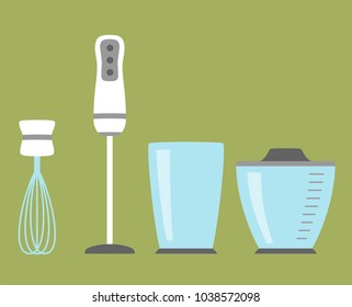 Blender simple icon isolated. Household appliance. Modern blender, chopper, grinder. Flat style Vector illustration