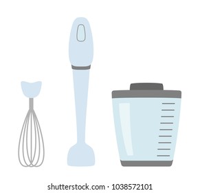 Blender simple icon isolated. Household appliance. Modern blender, chopper, grinder. Flat style Vector illustration