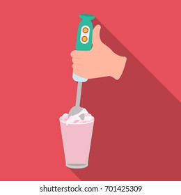 Blender, single icon in flat style.Blender, vector symbol stock illustration web.
