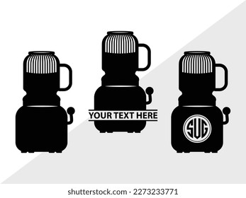 Blender SVG Monogram Vector Illustration Silhouette