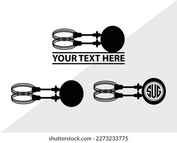 Blender SVG Monogram Vector Illustration Silhouette