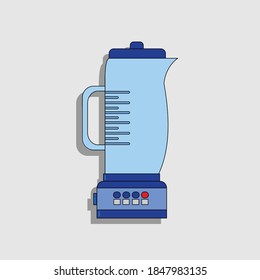 The blender is used to smooth the ingredients into a soft liquid, such as soup or smoothie
