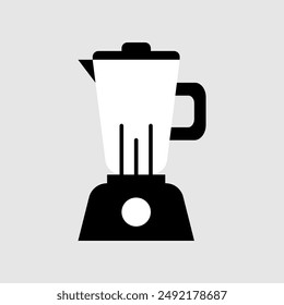 Blender vector icon, black color icon design.
