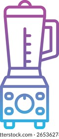 Ícone de vetor do Blender. Pode ser usado para impressão, aplicativos móveis e da Web.