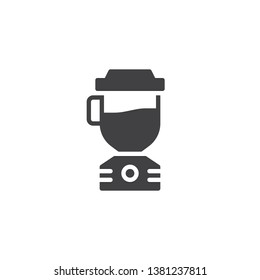 Blender vector icon. Electric mixer filled flat sign for mobile concept and web design. Juicer glyph icon. Symbol, logo illustration. Pixel perfect vector graphics