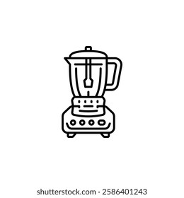 blender vector icon. home appliance icon line style. perfect use for logo, presentation, website, and more. modern icon design outline style