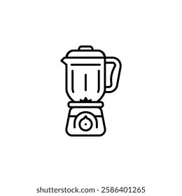 blender vector icon. home appliance icon line style. perfect use for logo, presentation, website, and more. modern icon design outline style