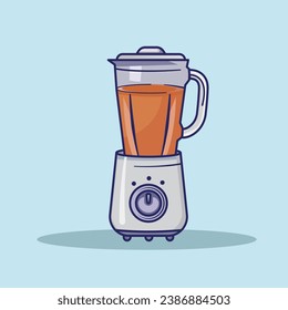 Ilustración del icono del vector Blender. Concepto de icono de Blender. Estilo de caricatura plano adecuado para la página de aterrizaje web, pancarta, volante, adhesivo, tarjeta, fondo