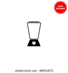 Blender vector icon isolated on white background.