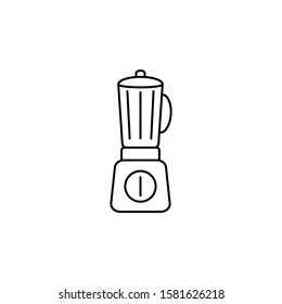 Blender vector icon. outline flat sign for mobile concept and web design. Blender glyph icon. Symbol, logo illustration. Vector graphics
