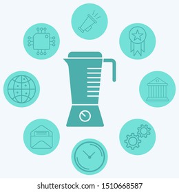 Blender vector icon sign symbol