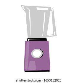 Blender vector illustration. Flat vector illustration kitchen appliances for graphics and web design on a white background.