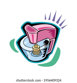 blender vector illustration isolated on a white background in EPS10