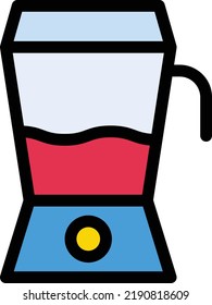 ilustración del vector mezclador en un fondo transparente.Símbolos de calidad superior.Iconos vectores de trazo para el diseño de conceptos y gráficos.
