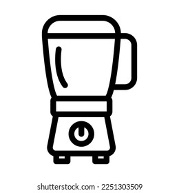 Blender Vector Line Icon Design