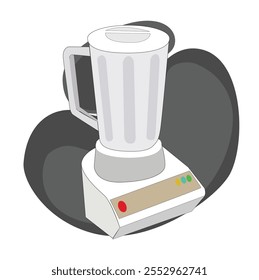 Blender vector.kitchen appliance. Smoothie maker.