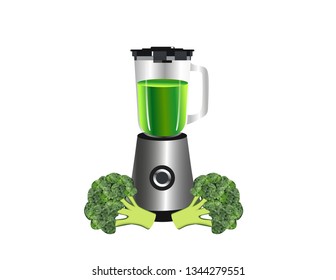 Blender with vegetables