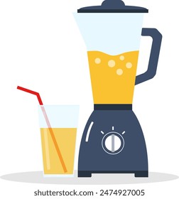 Blender, vintage blender icon. Vector, cartoon illustration. Vector.