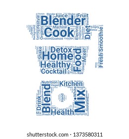 blender word cloud. tag cloud about blender