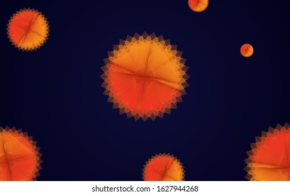 Blending Art, Pathogenic viruses causing infection in host organism , Viral disease outbreak