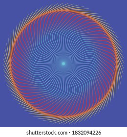 blending circle background, Abstract background with geometric gradient circle. Design abstract pattern with color circles, vector illustration