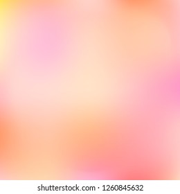 Blending pink and orange color mesh design.
Smooth and soft gradient abstract background vector. 