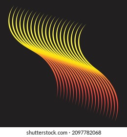 blenging lines work art design
