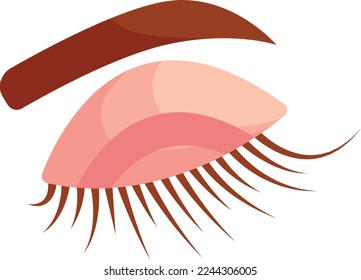 Blepharoplasty vector icon design, beauty and personal care symbol, cosmetics and dermatologist sign, body aesthetics stock illustration, Upper Eyelid Dermatitis concept