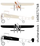 
Bleriot plane in front view