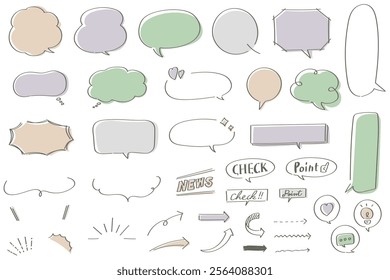 bles and icons pointing out key points in a design
