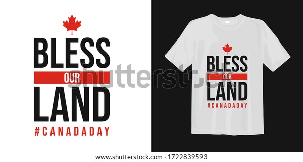 Bless Our Land Positive Words Pray Stock Vector Royalty Free