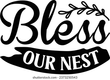 Bless our nest Doormat design