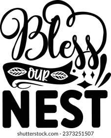 Bless our nest Doormat design