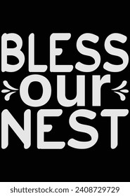 
Bless Our Nest eps corte archivo para máquina de corte